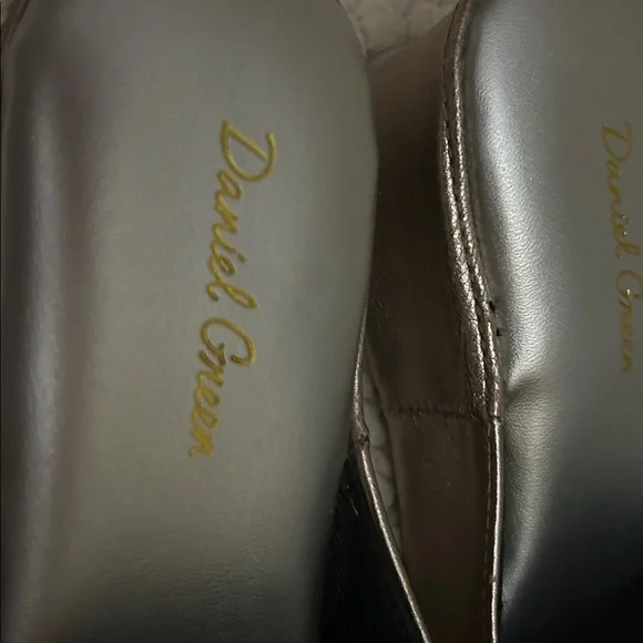 David Green Women's Gold Mules - Picture 2 of 3
